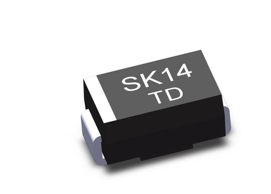 SK14 SMD Schottky बैरियर डायोड 1a 40v SMA सरफेस माउंट Schottky पावर रेक्टिफायर