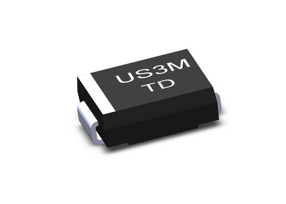 US3M हाई वोल्टेज अल्ट्रा फास्ट रिकवरी रेक्टिफायर डायोड 3 ए 1000V प्लास्टिक एसएमसी पैकेज